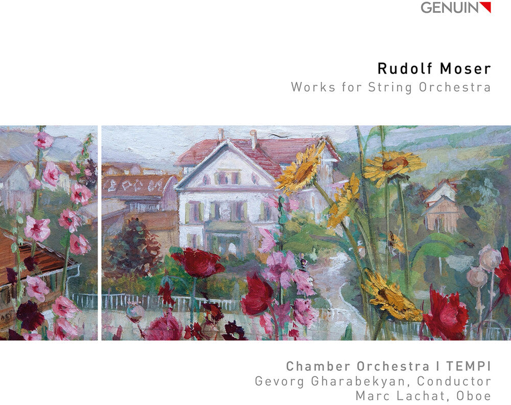 the album cover for Moser / Chamber Orchestra I Tempi - Works For String Orchestra