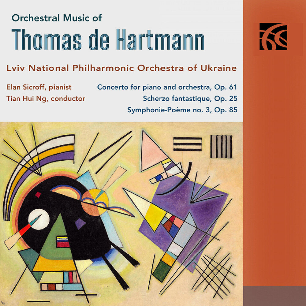 the album cover for Hartmann / Sicroff - Orchestral Music