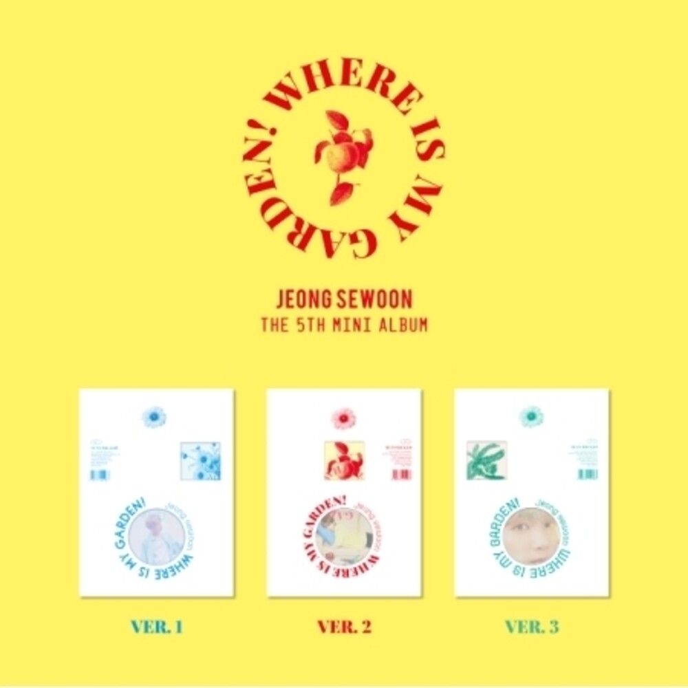 the album cover for Jeong Sewoon - Where Is My Garden! (incl. Photobook, Photocard, Sticker + Lyrics Poster)