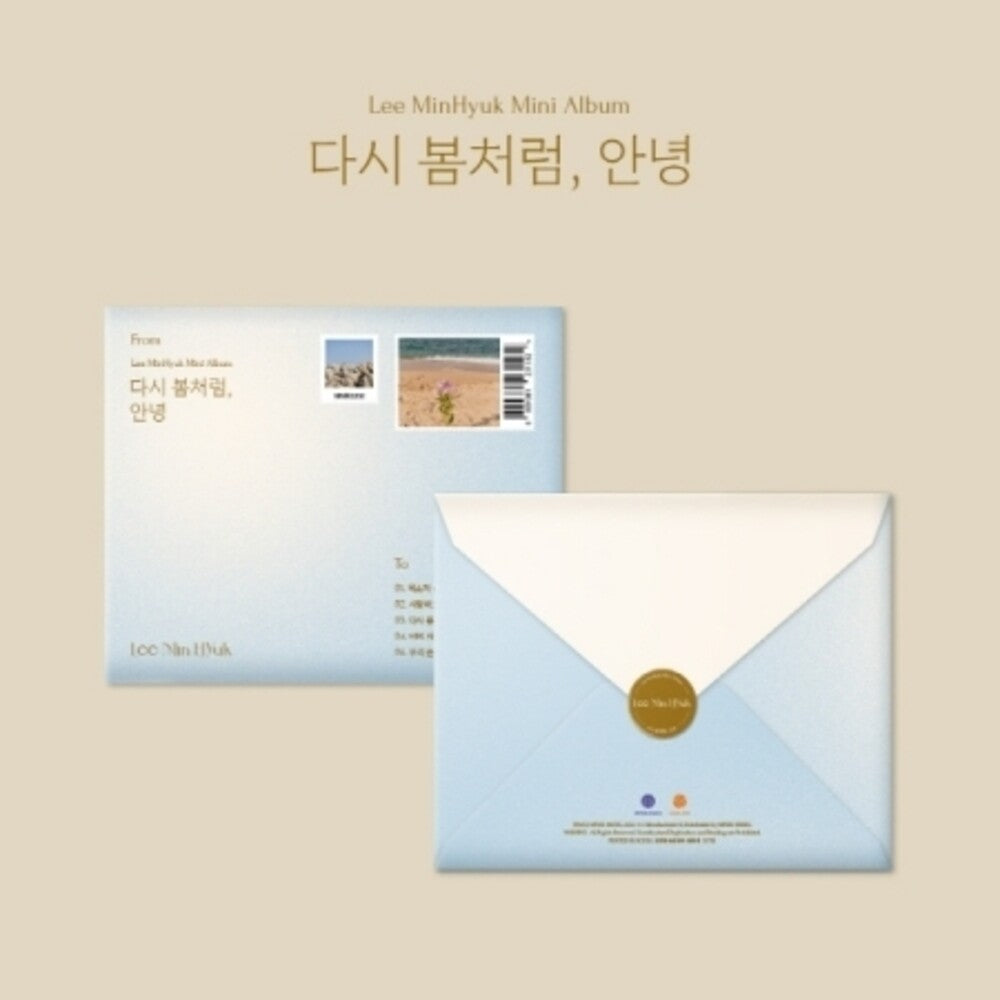 the album cover for Lee Min Hyuk - Again Like Spring Bye (Stic) (Pcrd) (Asia)