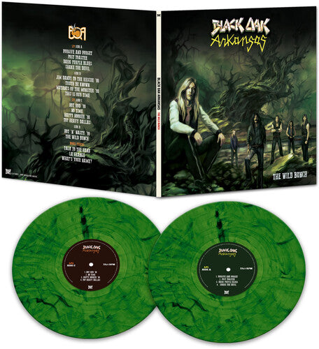 Black Oak Arkansas - The Wild Bunch - GREEN MARBLE Vinyl Record