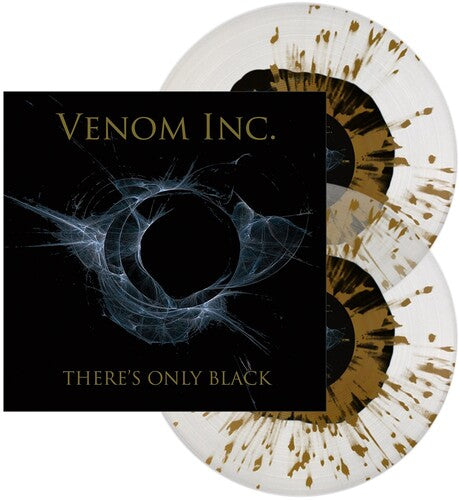 Venom Inc - There's Only Black - Clear w/ Black Yolk & Gold Splatter Vinyl Record