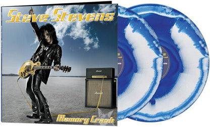Steve Stevens - Memory Crash - Blue/white Haze Vinyl Record