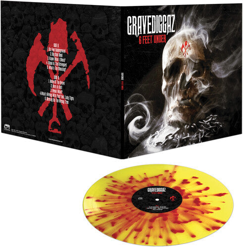 Gravediggaz - 6 Feet Under [Yellow/Red Splatter] Vinyl Record