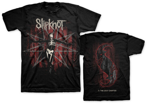 Slipknot Gray Chapter Star Black Ss Tee 2xl - Slipknot Gray Chapter Star Black Ss Tee 2xl - Apparel