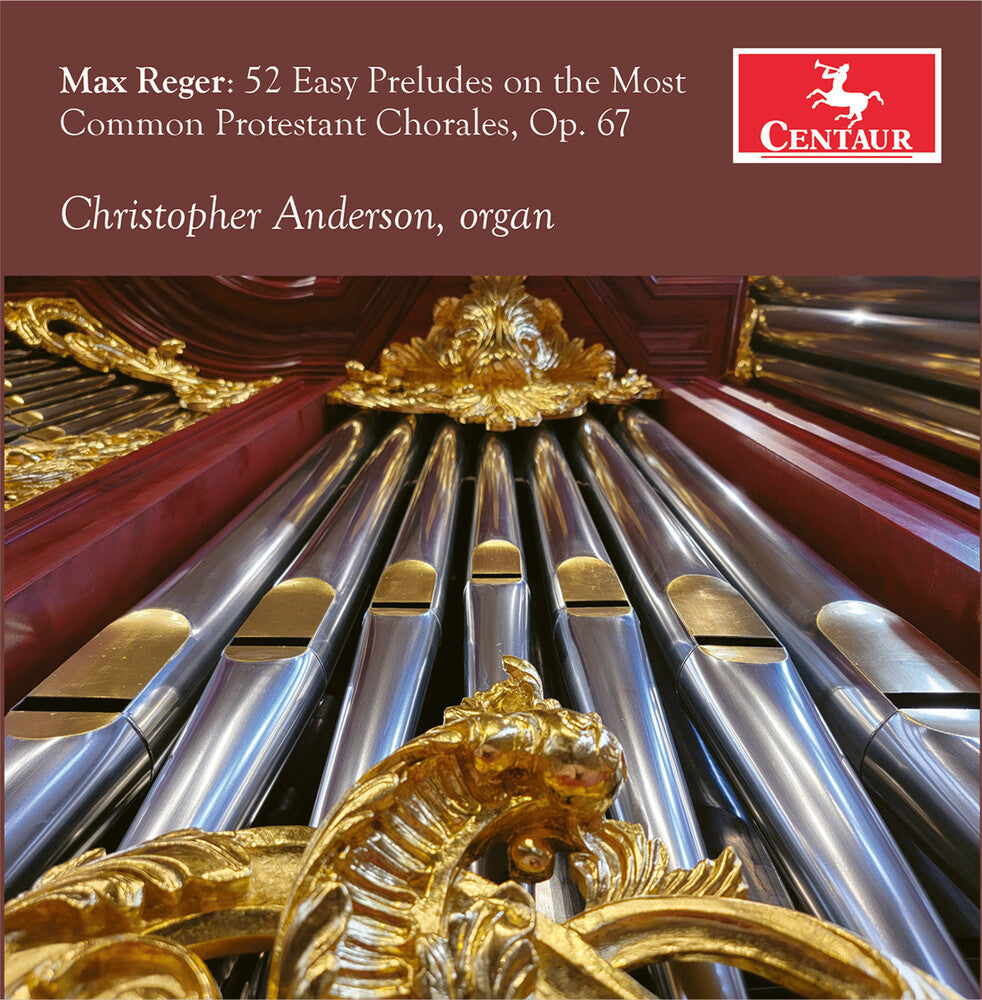the album cover for Reger / Anderson - 52 Easy Preludes (2pk)