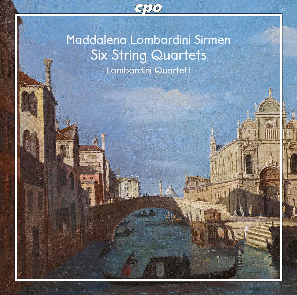 the album cover for Sirmen / Lombardini Quartett - Six String Quartets