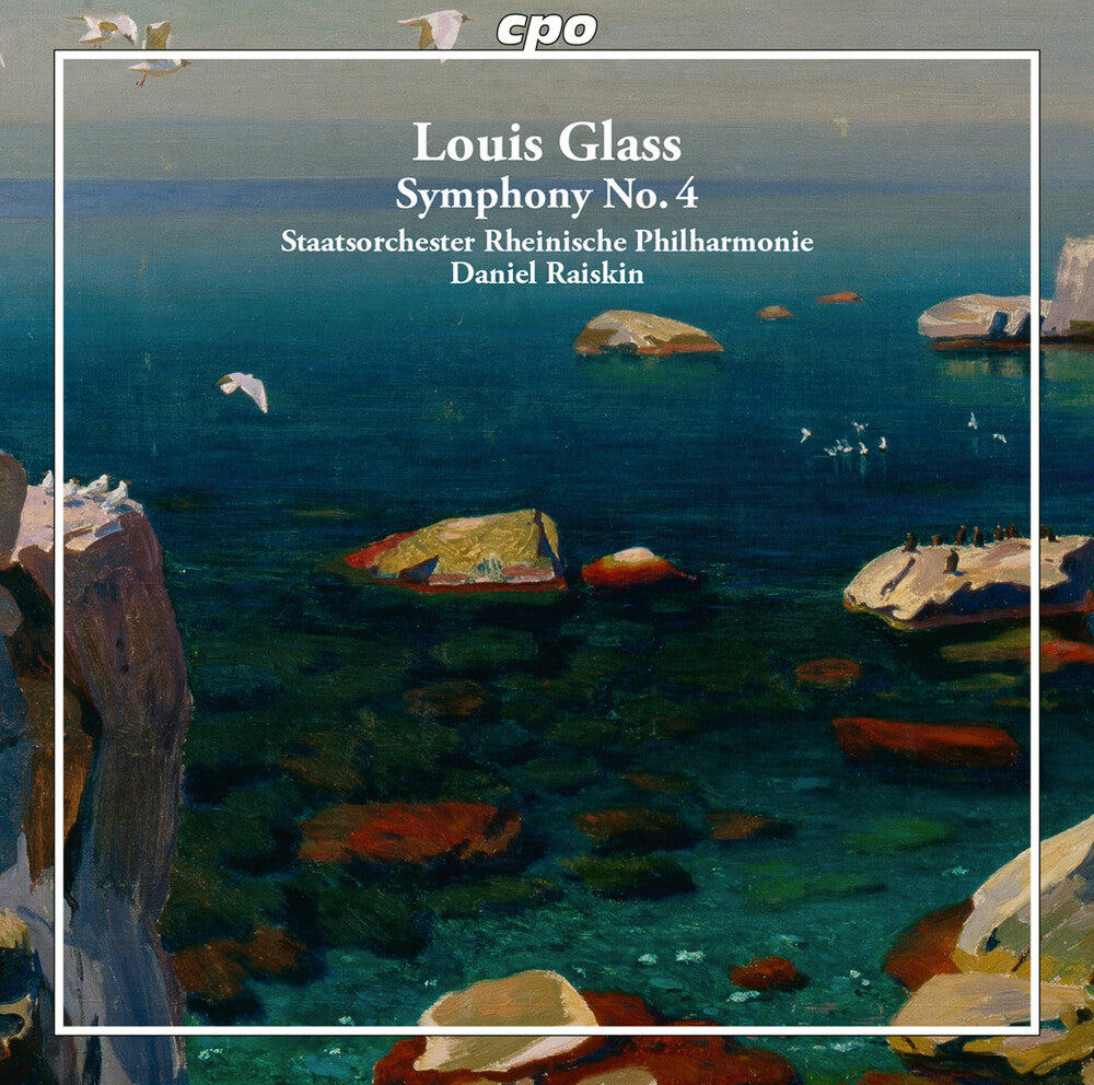 the album cover for Glass / Staatsorchester Rheinische Philharmonie - Symphony 4