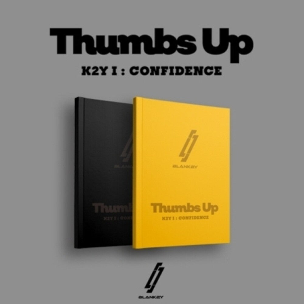 the album cover for Blank2y - Thumbs Up - K2y I: Confidence (Random Cover)