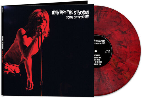 Iggy & Stooges - Scene Of The Crime - Red Marble Vinyl Record