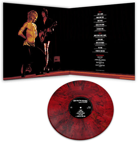 Iggy & Stooges - Scene Of The Crime - Red Marble Vinyl Record