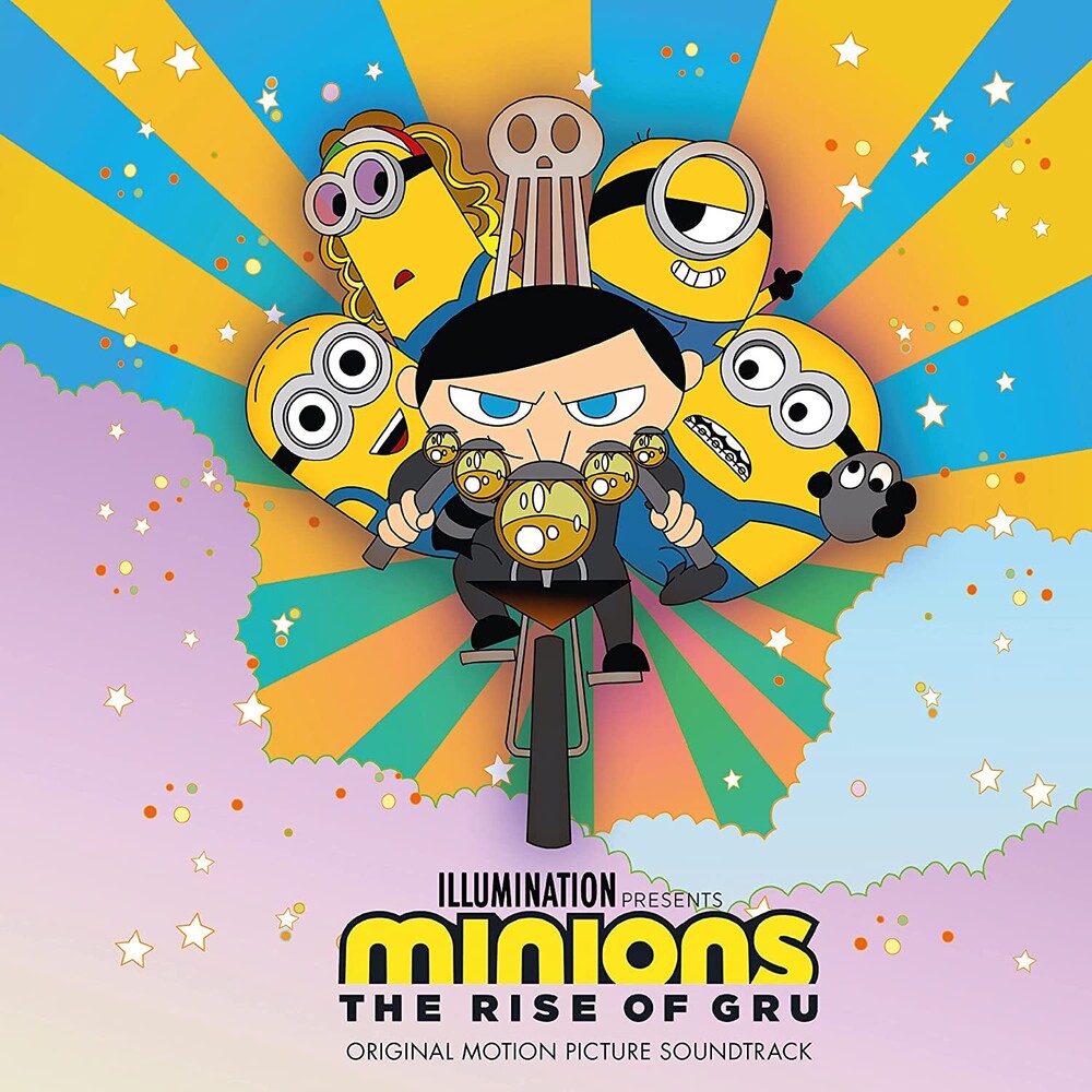 the album cover for Minions [Movie] - Minions: The Rise Of Gru