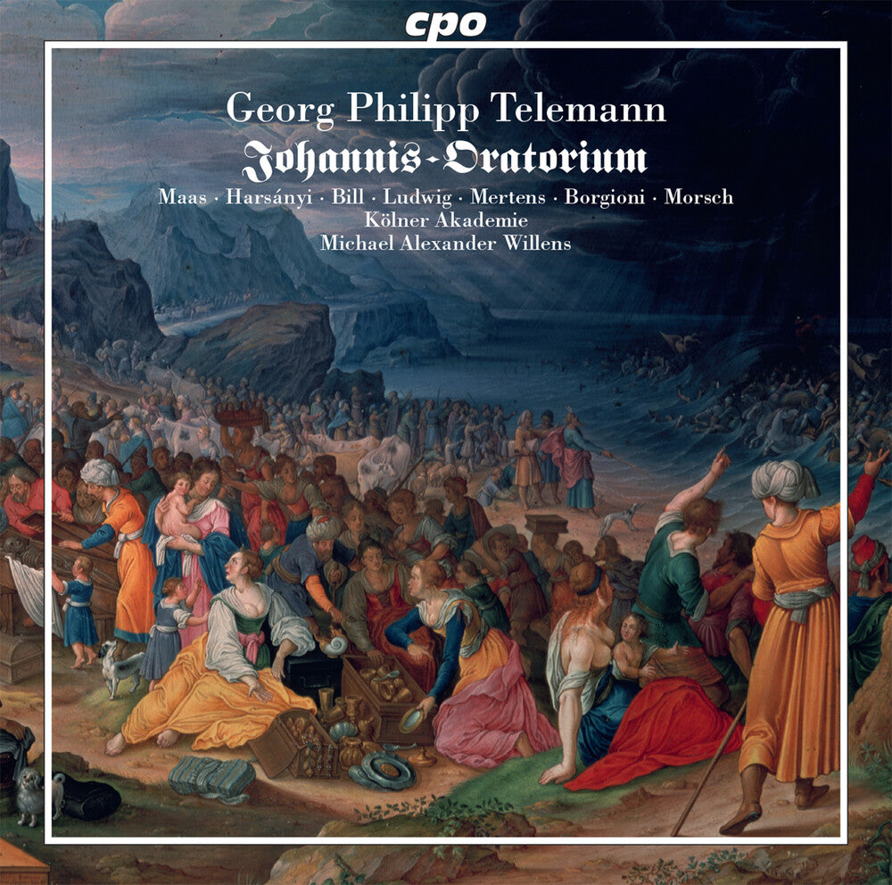 the album cover for Telemann / Maas / Akademie - Johannis-Oratorium