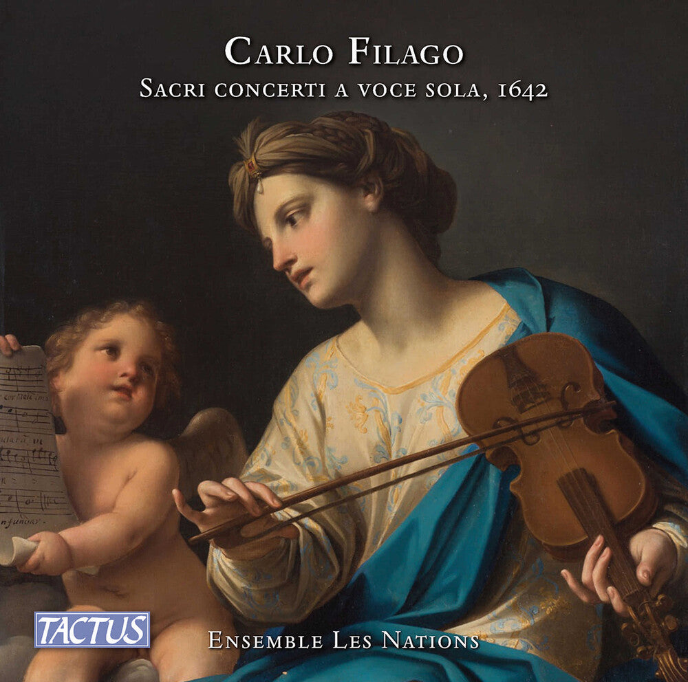 the album cover for Filago / Ensemble Les Nations / Alcacer - Sacri Concerti a Voce Sola