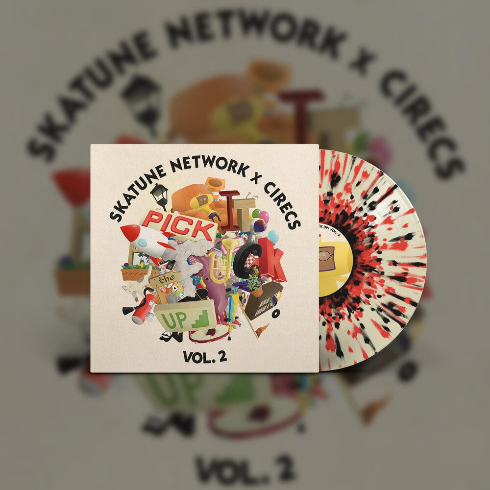 Skatune Network - Pick It The Fuck Up 2 (Blk) [Colored Vinyl] (Red) Vinyl Record