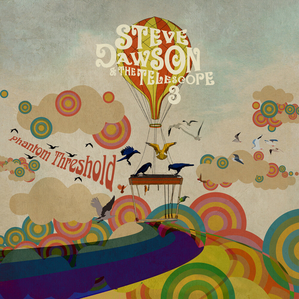 the album cover for Steve Dawson  / Telescope Three - Phantom Threshold