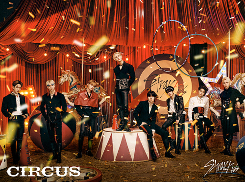 the album cover for Stray Kids - Circus - Version A - incl. DVD, 24pg Photobook + Photo Card