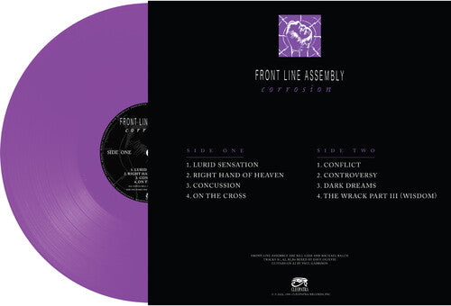 Front Line Assembly - Corrosion - Purple Vinyl Record