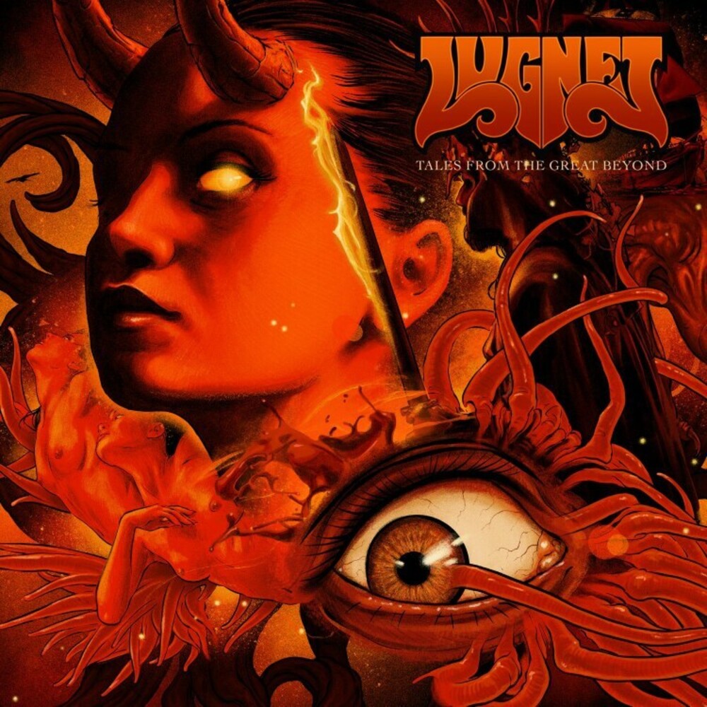 the album cover for Lugnet - Tales From The Great Beyond