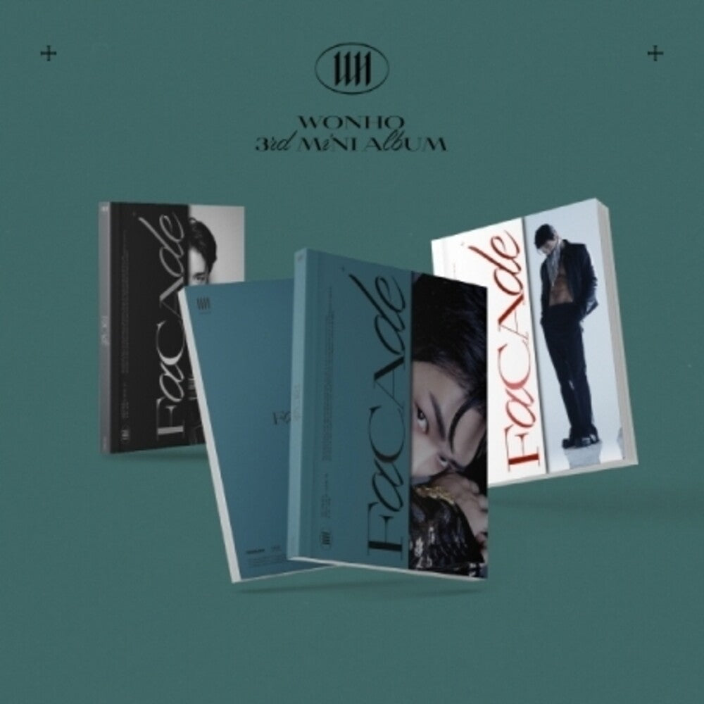 the album cover for Wonho - Facade (Post) (Phob) (Phot) (Asia)