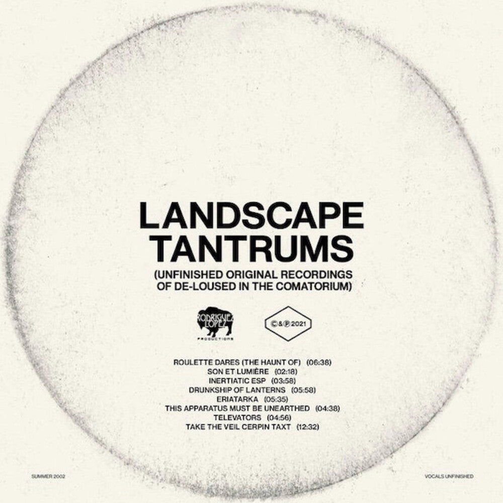 Landscape Tantrums: Unfinished Original Recordings Of De-Loused In The Comatorium - Clear Vinyl [LP] Vinyl Record