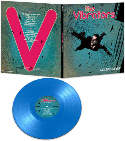 The Vibrators - Fall Into The Sky - Blue Vinyl Record