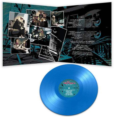 The Vibrators - Fall Into The Sky - Blue Vinyl Record