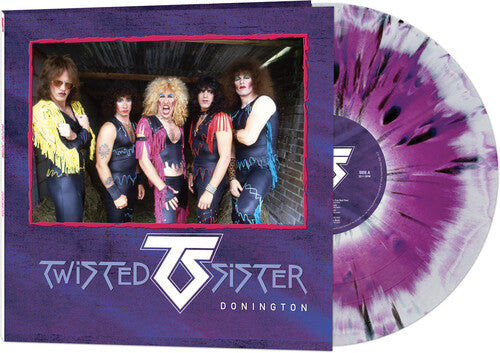 Twisted Sister - Donington [Purple/Black/White Splatter] Vinyl Record