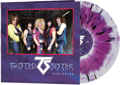 Twisted Sister - Donington [Purple/Black/White Splatter] Vinyl Record