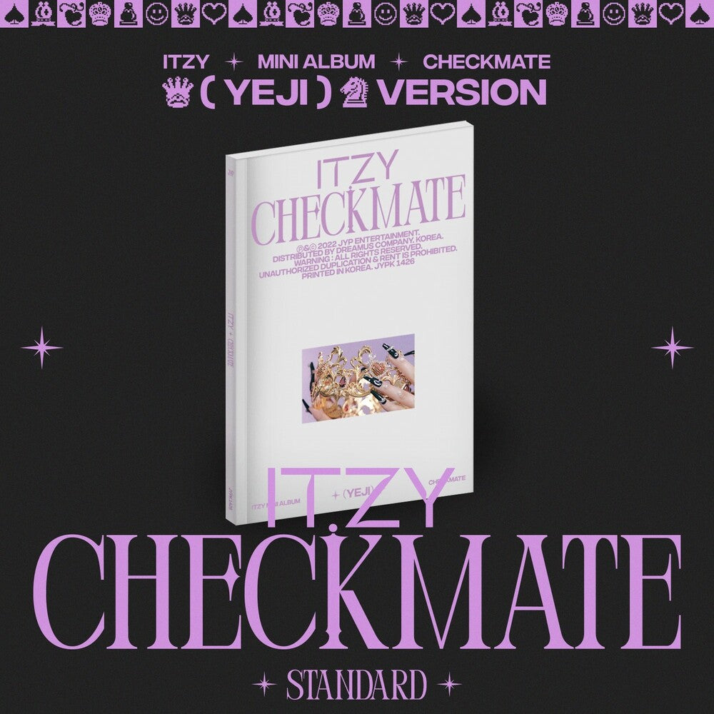 the album cover for ITZY - CHECKMATE [YEJI Ver.]