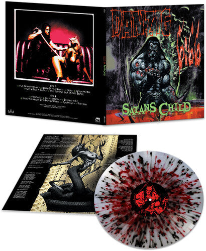 Danzig - 6:66: Satan's Child [Red, Black & White Splatter] Vinyl Record