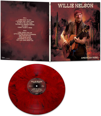 Willie Nelson - American Rebel - RED MARBLE Vinyl Record