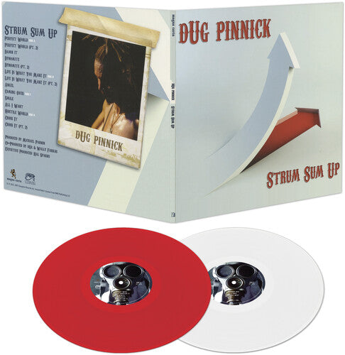 Dug Pinnick - Strum Sum Up - RED/WHITE Vinyl Record
