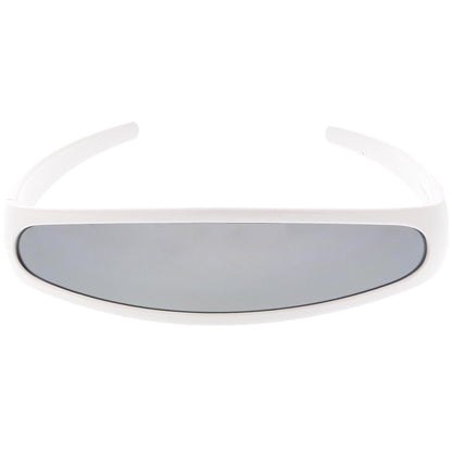 Retro Futuristic 1980's Disco Wrap Around Space Sunglasses 8964