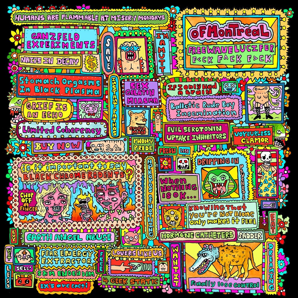 Of Montreal - Freewave Lucifer f-ck f-ck f-ck [Cyan LP] Vinyl Record