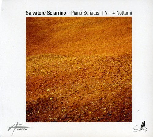 the album cover for S. SCIARRINO - Piano Sonatas 2-5 / 4 Nocturnes