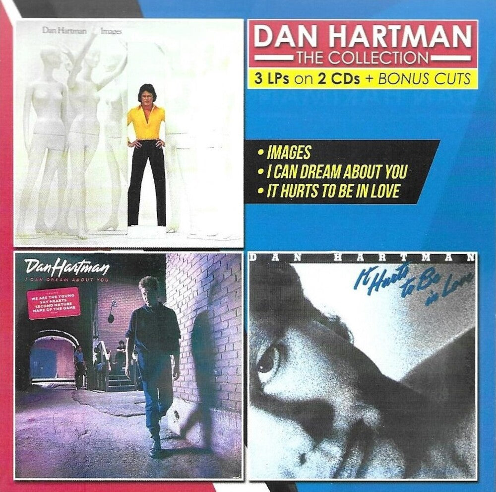the album cover for Dan Hartman - Images / Can Dream About You / It Hurts To Be Love