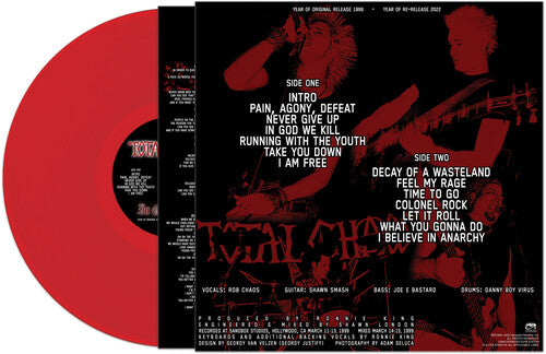 Total Chaos - In God We Kill - RED Vinyl Record
