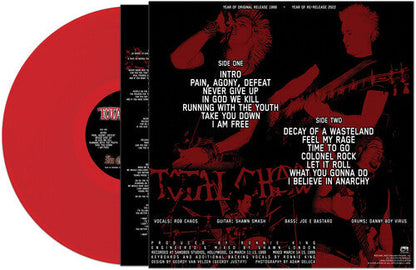 Total Chaos - In God We Kill - RED Vinyl Record