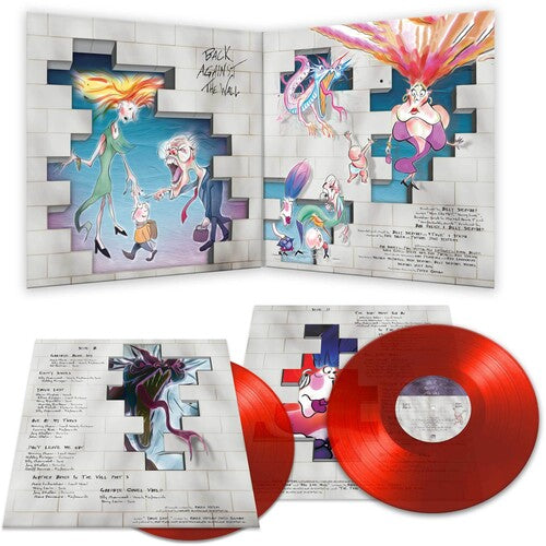 Adrian Belew - Back Against The Wall - A Prog-Rock Tribute to Pink Floyd's Wall [2LP RED] Vinyl Record