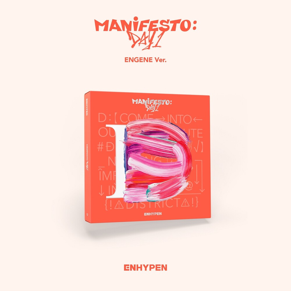 the album cover for ENHYPEN - MANIFESTO : DAY 1 [D : ENGENE Ver.]