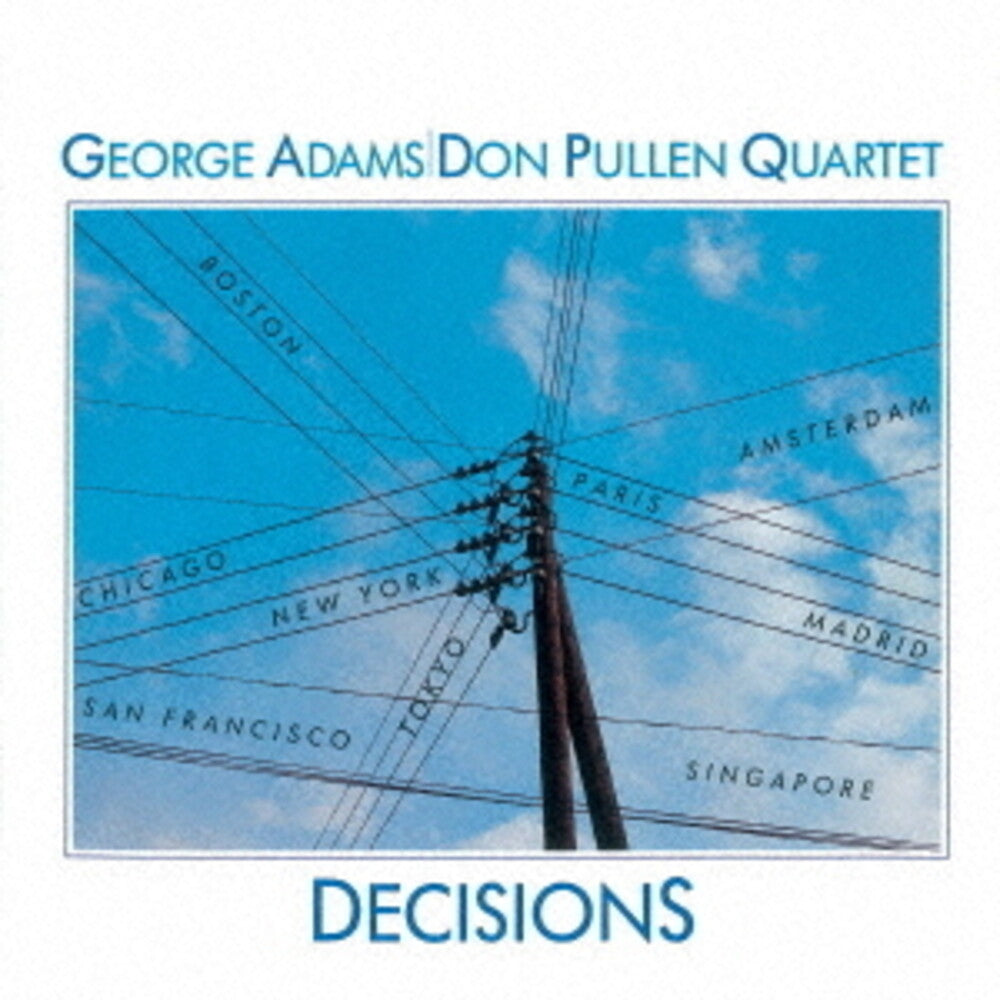 the album cover for George Adams  / Pullen,Don Quintet - Decision [Remastered] (Jpn)