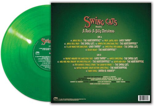 Swing Cats - Rock-a-billy Christmas [Green] Vinyl Record