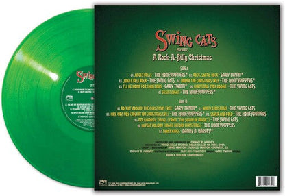 Swing Cats - Rock-a-billy Christmas [Green] Vinyl Record