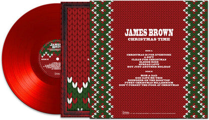 James Brown - Christmas Time - Red Vinyl Record