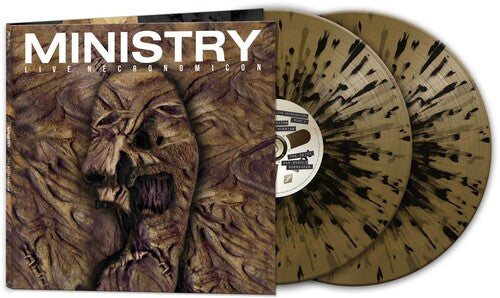 Ministry - Live Necronomicon - Black/gold Splatter Vinyl Record