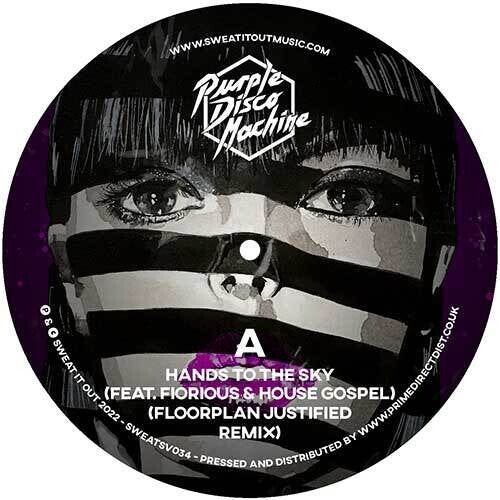 Purple Disco Machine - Hands To The Sky Floorplan Remix - Vinyl Record