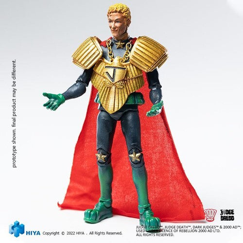 Hiya Toys - Judge Dredd Chief Judge Caligula Px 1/18 Scale Min - Collectibles