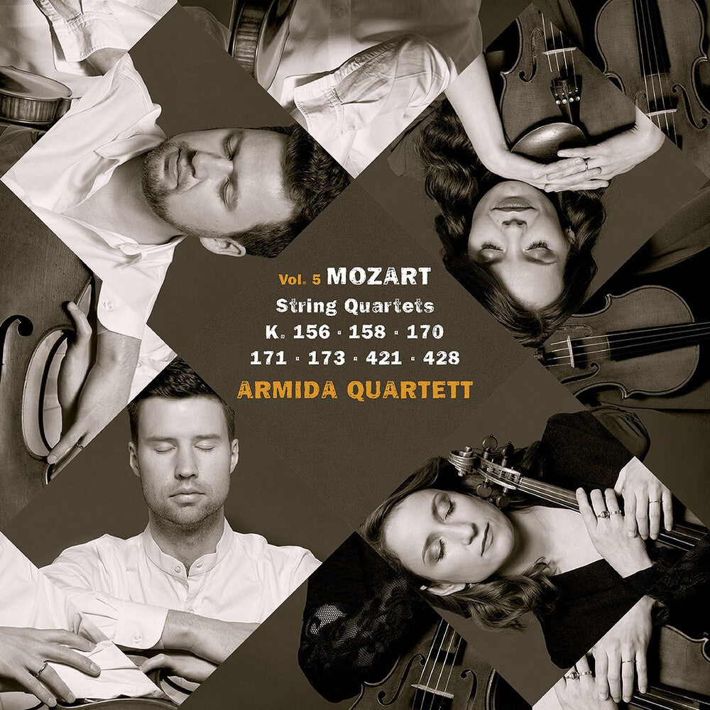 the album cover for Mozart / Armida Quartet - String Quartets 5 (2pk)