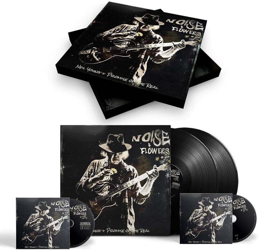 Neil Young + Promise of the Real - Noise and Flowers [Deluxe 2LP+CD+Blu-ray] Vinyl Record